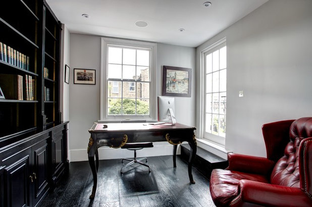 Traditional Home Office & Library by Landmark Lofts
